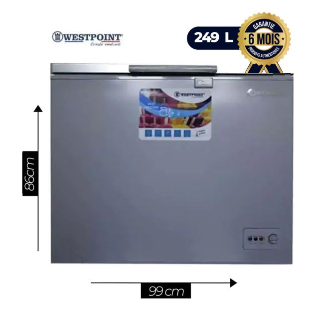 Congélateur Coffré WESTPOINT - WBN-3018. E - 249 litres