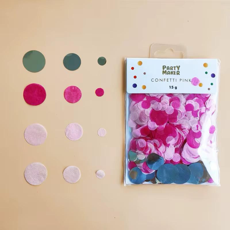 Confettis colorés