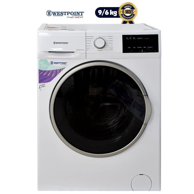 Machine à laver Séchante  WESTPOINT - WDMI-91420.ER - 9/6Kg - Blanc