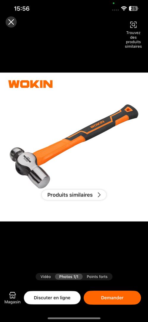 Maillet en acier