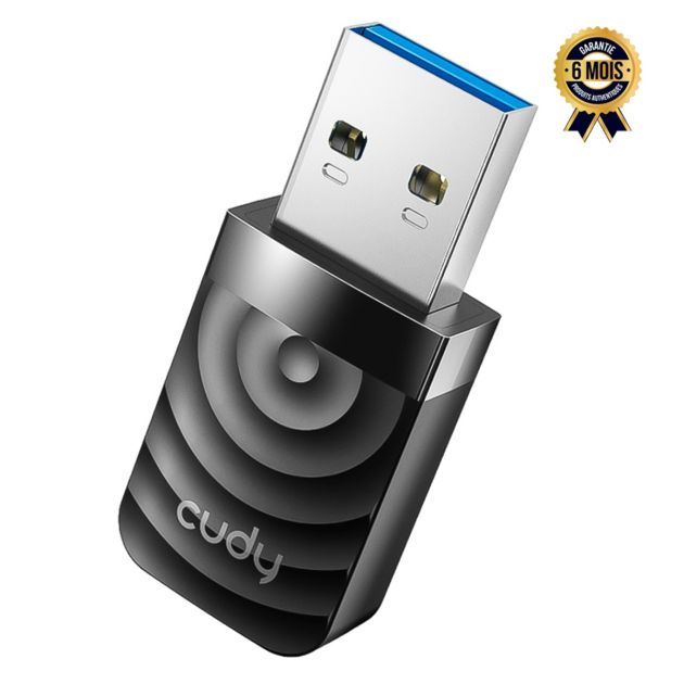 Adaptateur WiFi USB 3.0 pour PC - Cudy ‎WU1300S AC1300 - Wifi Double bande