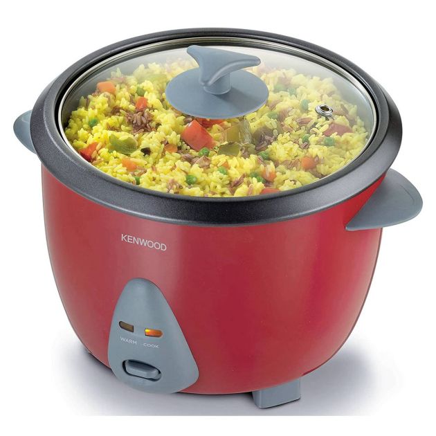 Cuiseur de riz compact 2 en 1- Avec Revêtement Anti-adhésif - KENWOOD - RCM44.000RD - 650W - 1.8L