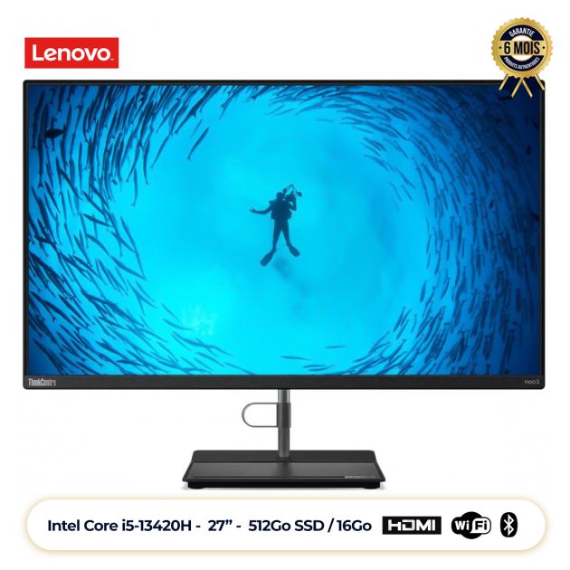 Ordinateur All-in-One - Lenovo - ThinkCentre Neo 30a-27