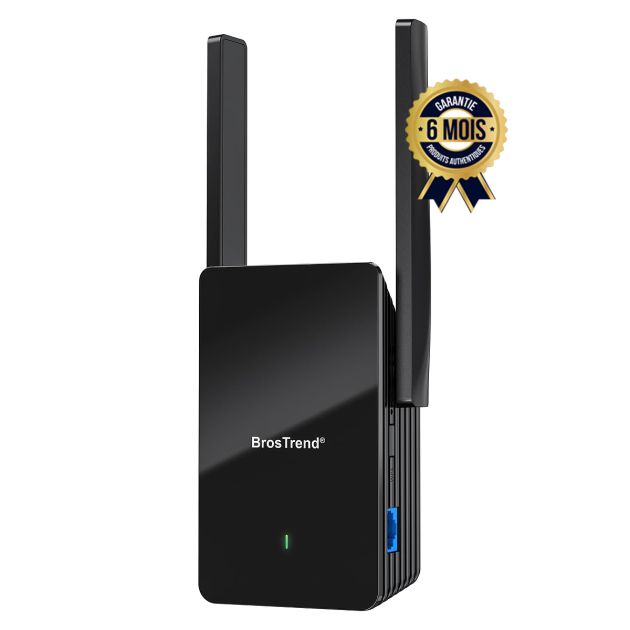 Amplificateur et Point d'Accès WiFi 6 - BrosTrend AX1500 - 2000 pieds carrés