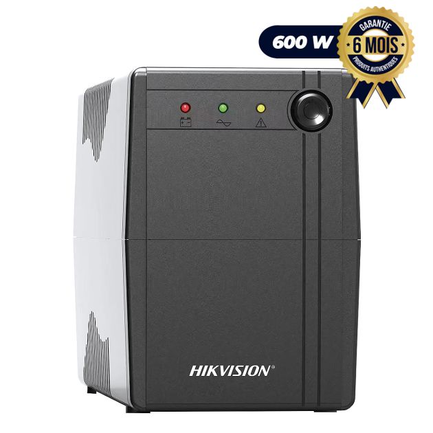 Onduleur Hikvision DS-UPS1000 - 1000 VA/600W - Auto-adaptatif - Prise Schuko - 6 Mois