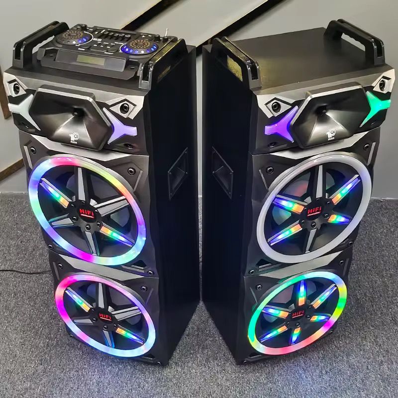 Enceinte Bluetooth avec lumières LED