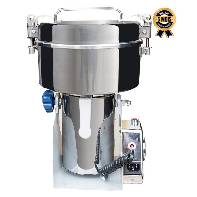 Broyeur à poudre - Pour épices et graines - 1000g (10kg/h) - 3000W