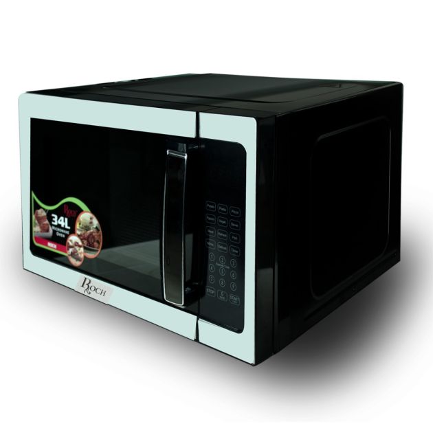 Micro onde Digital - ROCH - RMW-34LG-B - 1560 W - 34 litres - Auto Menu de Cuisson Intégré