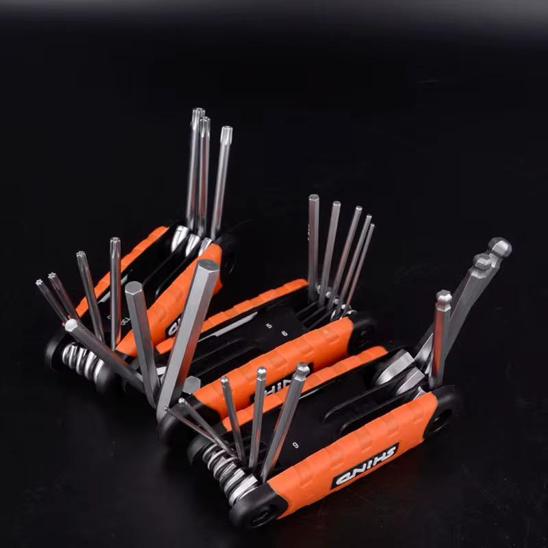 Clé dynamométrique et outils hexagonaux pliants