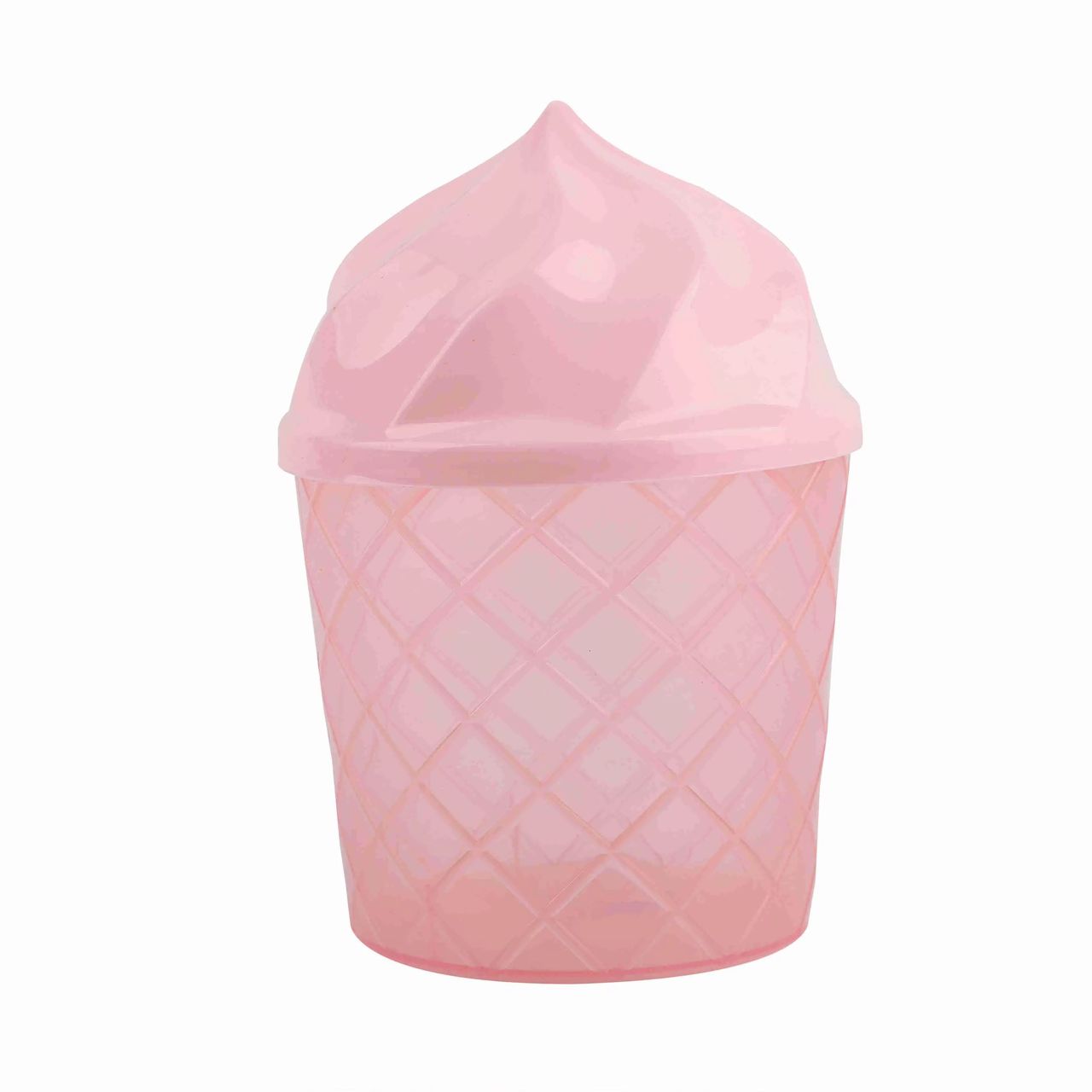 Poubelle en plastique en forme de crème glacée