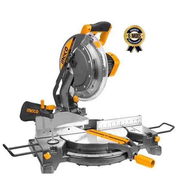 Scie à onglets INGCO BM2S24007 - 2400W - 4500 Tr/min - 6 Mois