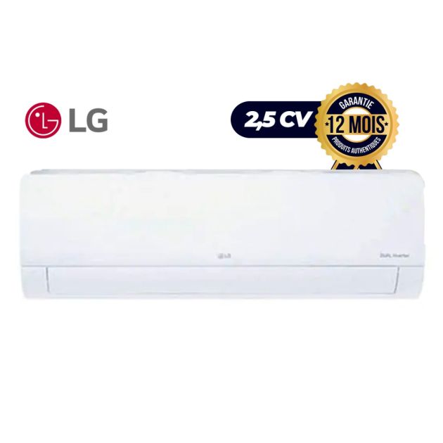 Climatiseur - Split Dual Inverter -LG - S4-Q18JLQAL - 18000 BTU - 2.5 cv -R410a - Blanc