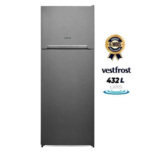 Réfrigérateur Double Battant - VESTFROST - 432 Litres - 473IXA - NO FROST - Classe énergétique A++ - Inox