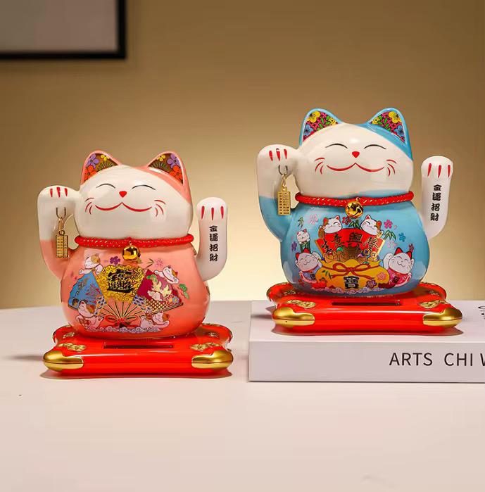 irelire Maneki-neko ceramic