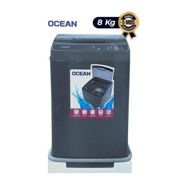Machine à Laver automatique OCEAN - 8Kg - OFETL 881MPS - Chargement par le Haut