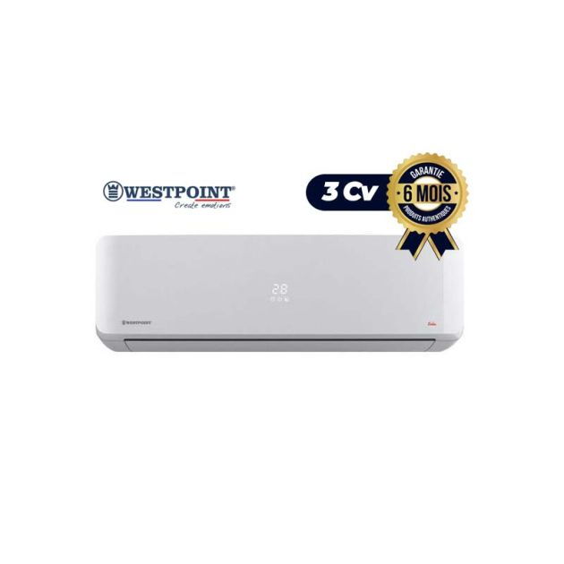 Climatiseur Split Westpoint -LUX- WSX -2424.L- 3CV - 24000 BTU - Blanc