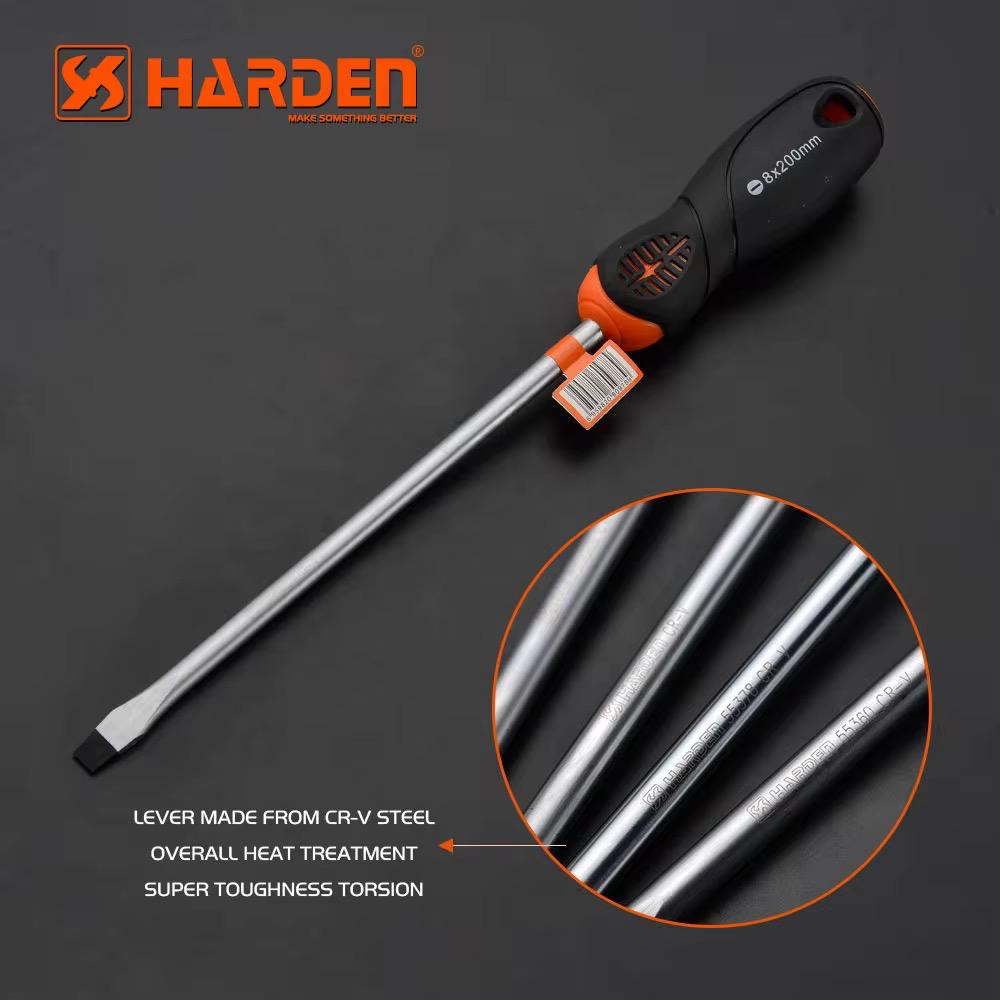Tournevis plat Harden 8x200mm
