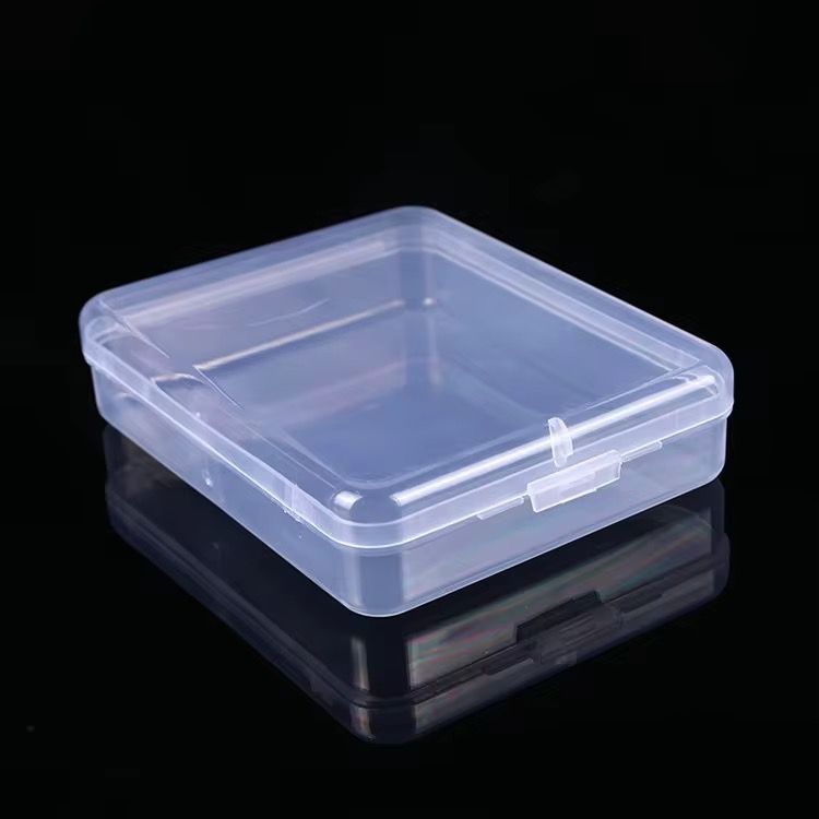 Boîte de rangement en plastique transparente