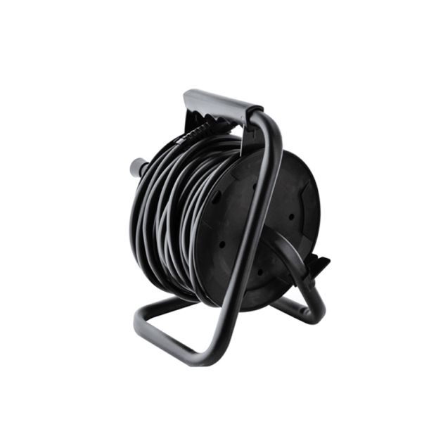 Enrouleur Professionel 25m ingelec Noir - Avec Protection 4P
