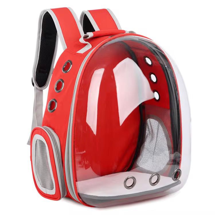 Sac à dos de transport pour animaux de compagnie avec bulle transparente