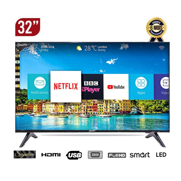Smart TV - Signature - 32 inches Full HD - Android 14 - Bluetooth - SZTV-32S - 6 months warranty