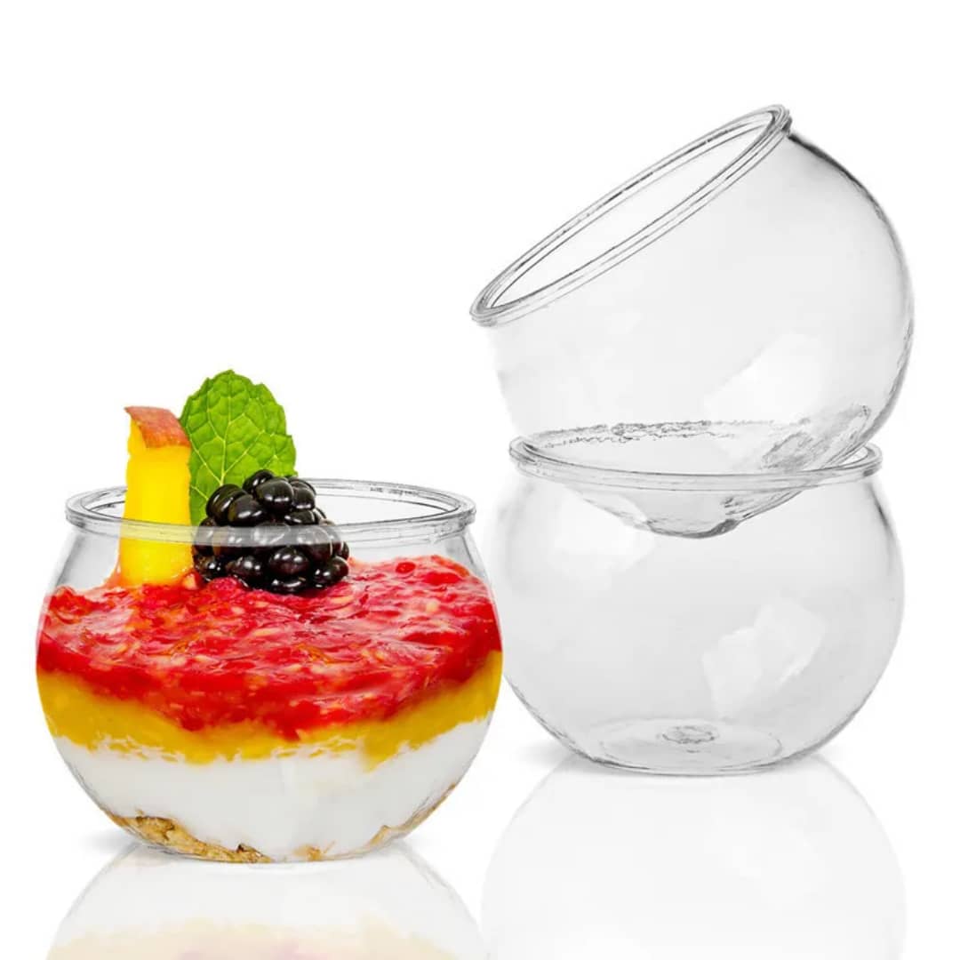 Verrine dessert en verre transparent