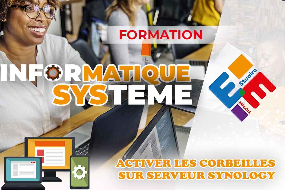 Activer les corbeilles sur serveur synology